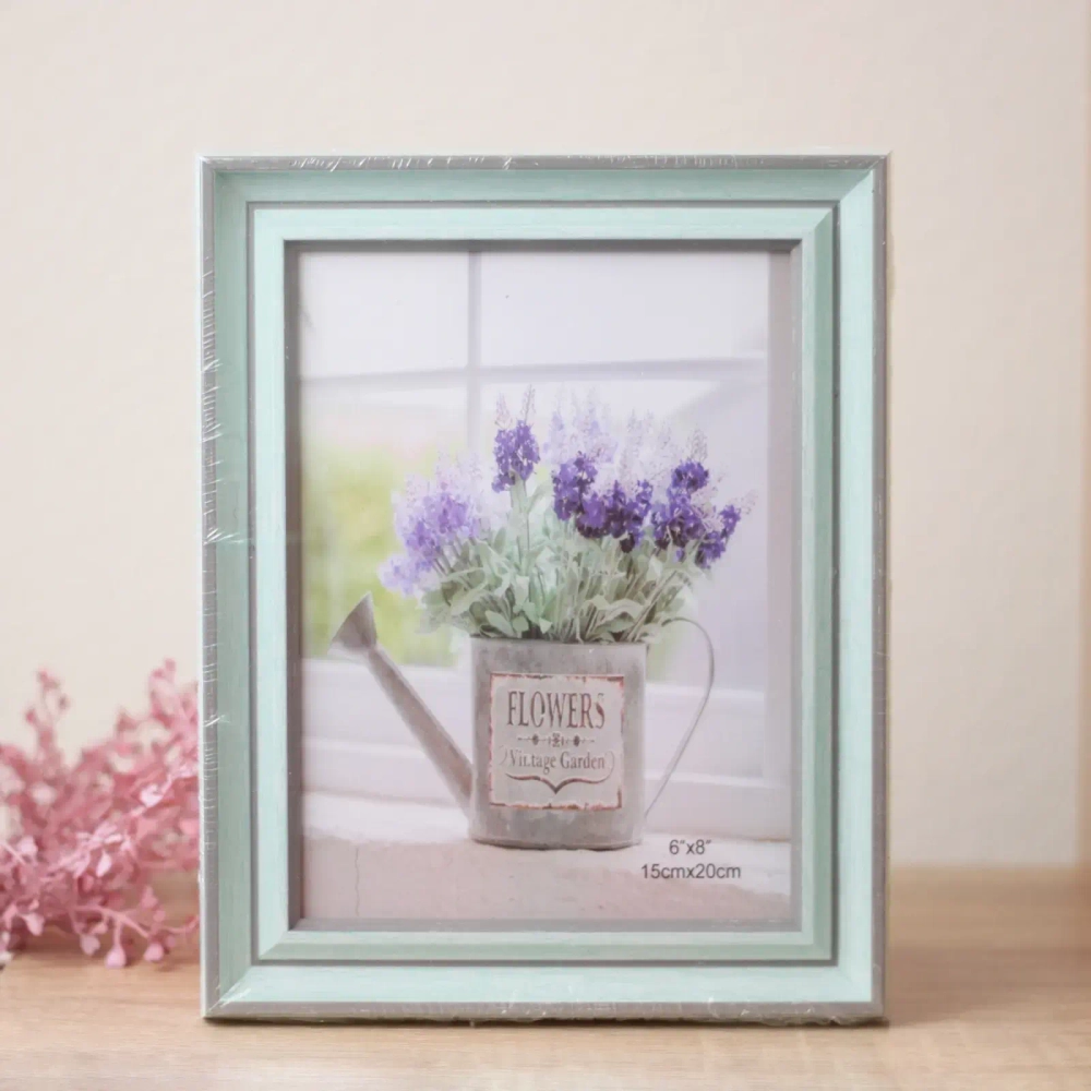 Фоторамка 15*20см «Женева» зелёная дымка, пластик