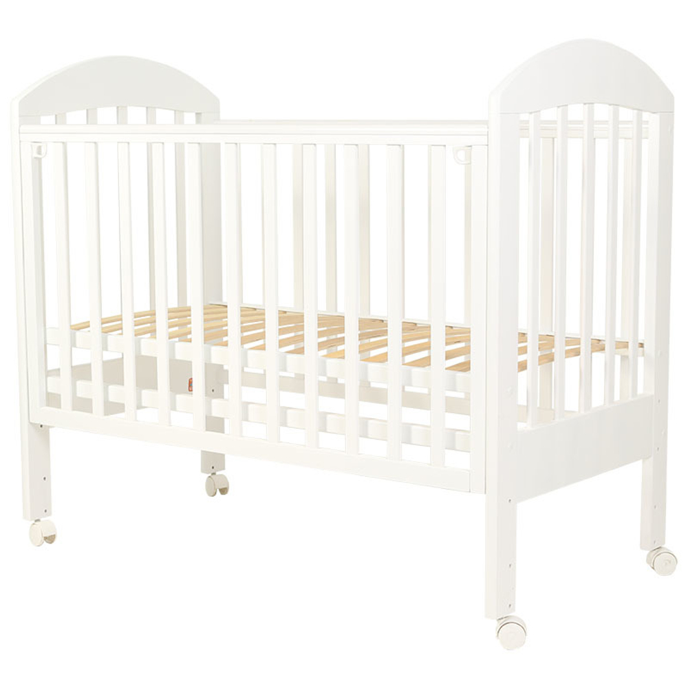 Кроватка детская Топотушки Дарина 1 классическая, белая