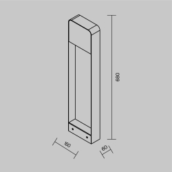 Ландшафтный светильник Outdoor O481FL-L7BWD3K