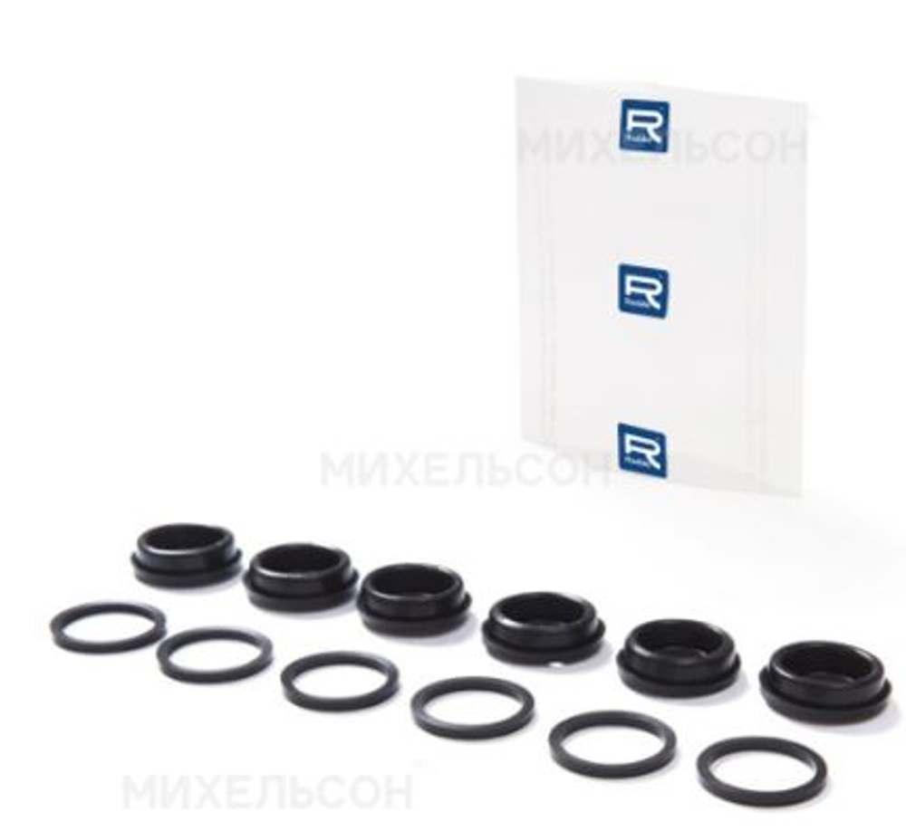 Ремкомплект  суппорта 2121,21213,21214,2123 Резина (кт12шт) РК72 лк RADDO 04852