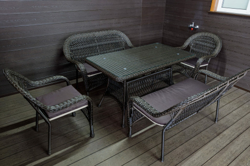 Комплект мебели из искусственного ротанга Мэдисон НЬЮ (Medison) Family Set NEW с подушками на сидение