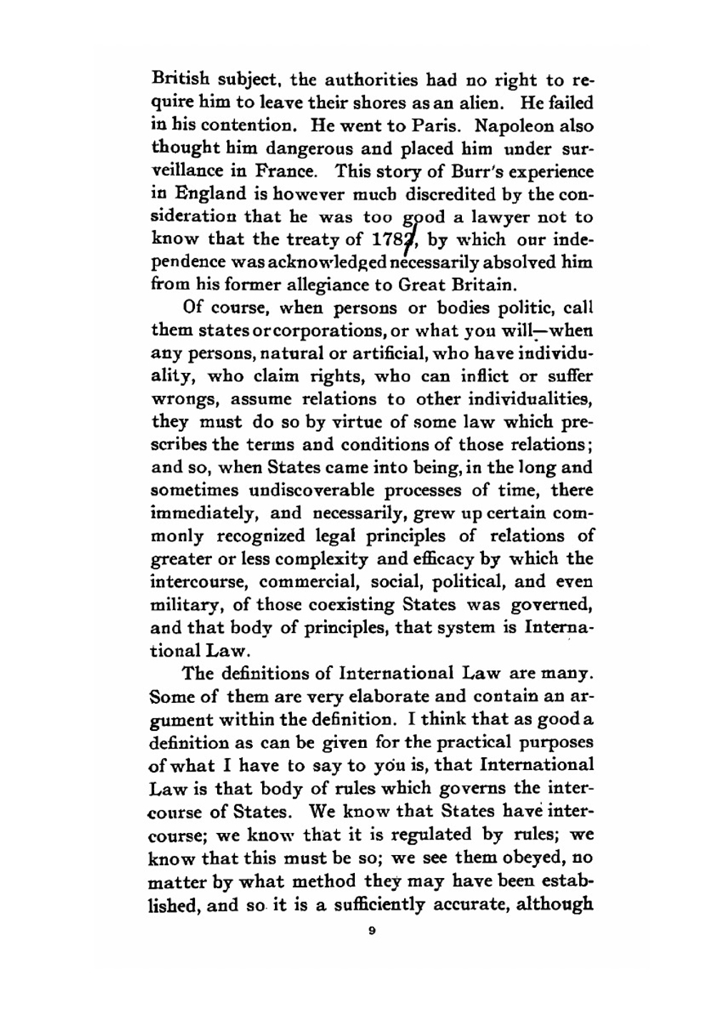 Lectures On International Law | Davis Cushman Kellogg