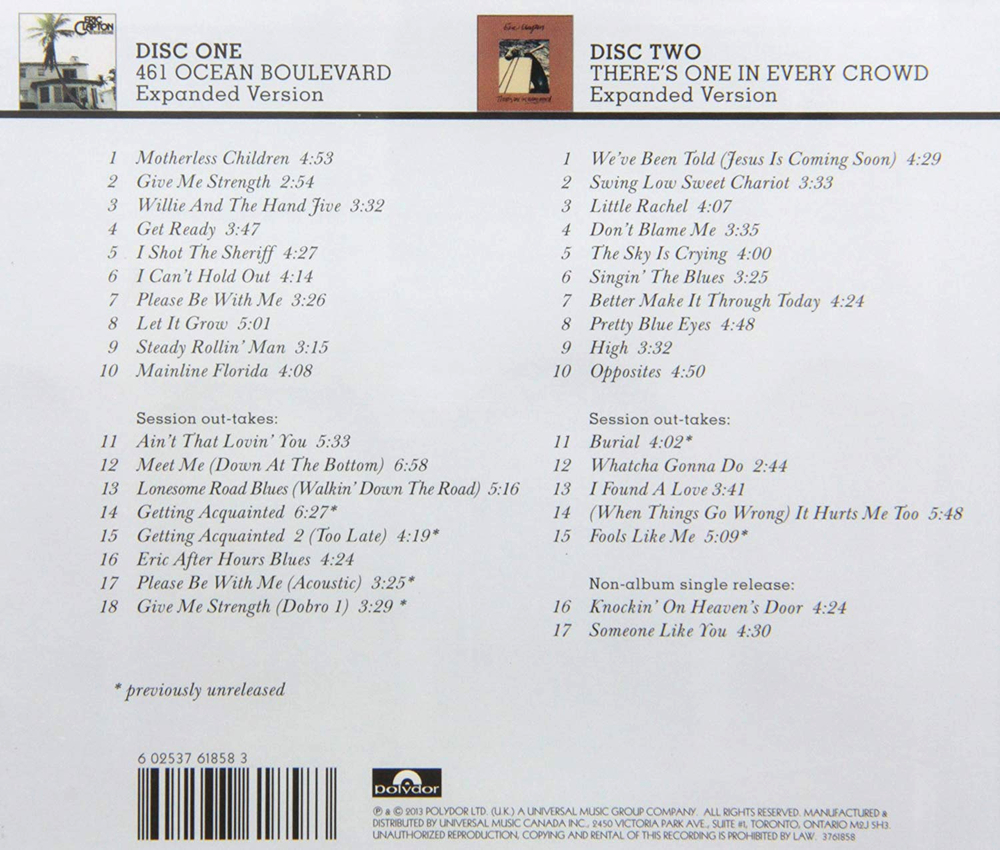 Eric Clapton / Give Me Strength - The '74/'75 Studio Recordings (Deluxe Edition)(2CD)