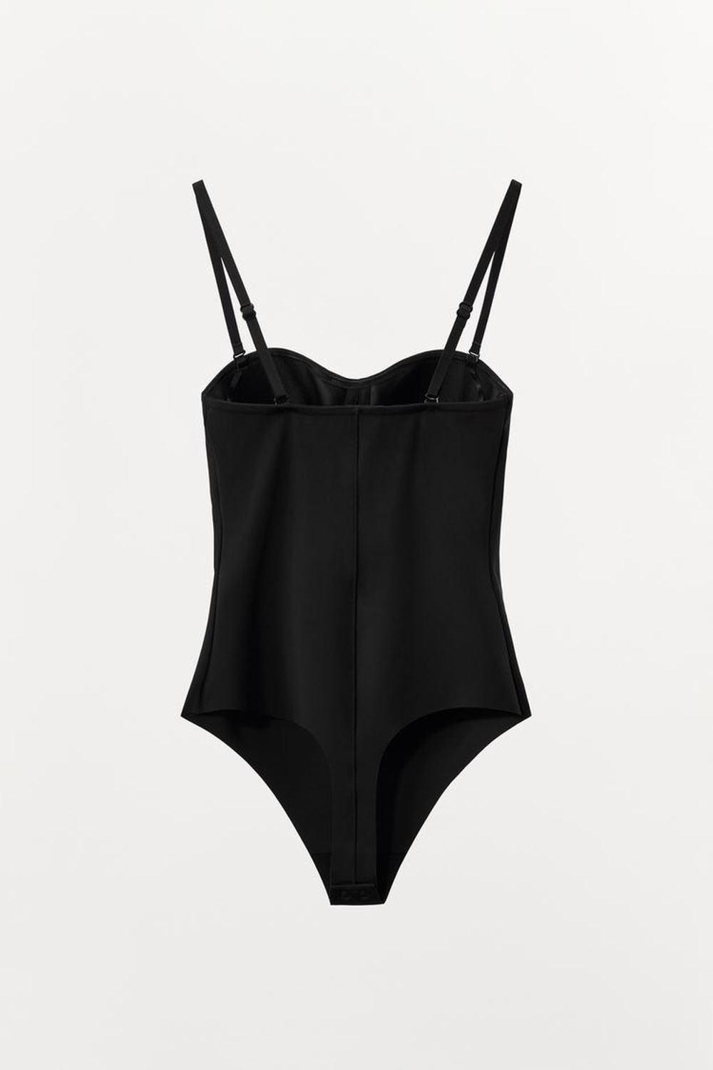 ZARA БОДИ С КОСТОЧКАМИ, ЧЕРНЫЙ