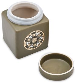 TJ-09/4 Керамическая банка мал. с крышкой