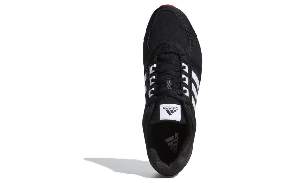 Adidas originals EQT non-slip lightweight low-cut sports casual shoes for men and women with the same style black and red