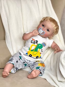 Кукла Реборн мягконабивная 60см в пакете (FA-277)