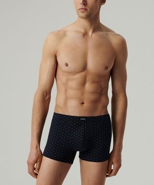 Трусы мужские боксеры (3шт), Atlantic 3MH-206, хлопок, темно-синий + голубой + темно-голубой