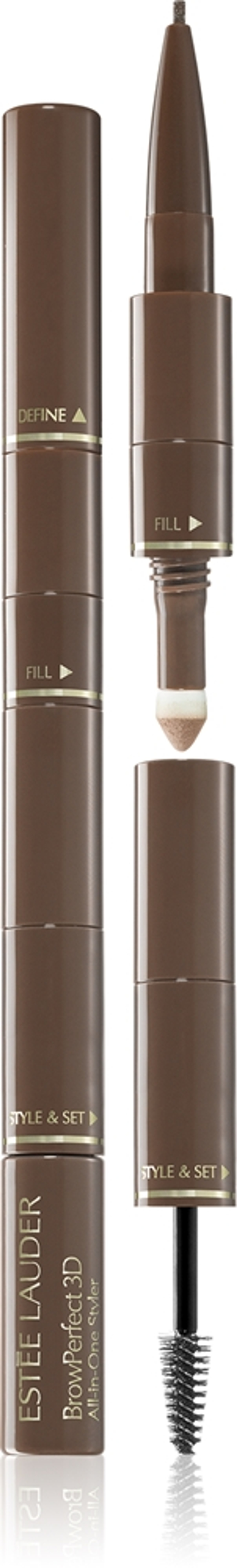 Estee Lauder BrowPerfect 3D All-in-One Styler - Карандаши для бровей 3 в 1 оттенок Light Brunette, 2 g