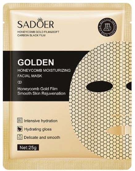 Тканевая маска для лица золото с медом