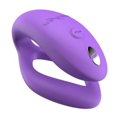 Фиолетовый вибратор 8см для пар We-Vibe Sync O SNSY6SG4
