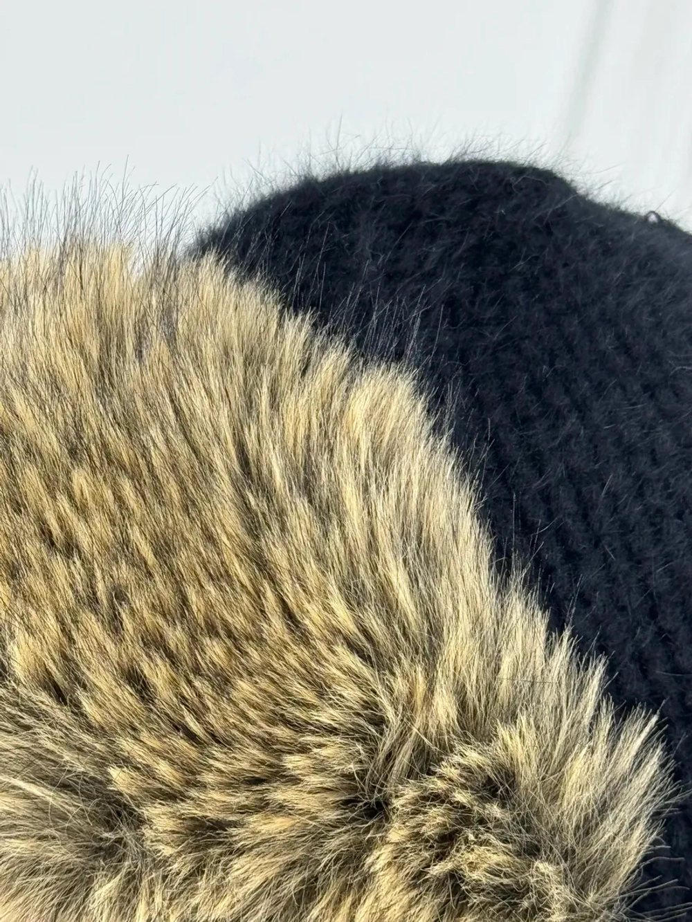 шапка ушанка зимняя меховая с флисом теплая стильная