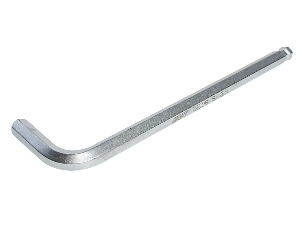 Ключ шестигранный Г-образный 8мм HEX шаровый L=150мм JTC