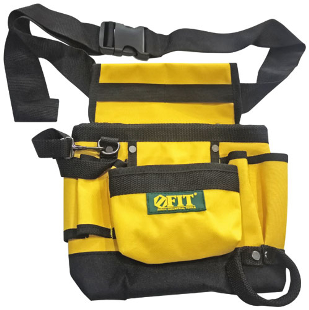 Пояс для инструмента FIT одинарный 9 отделений 2 петли для инструмента