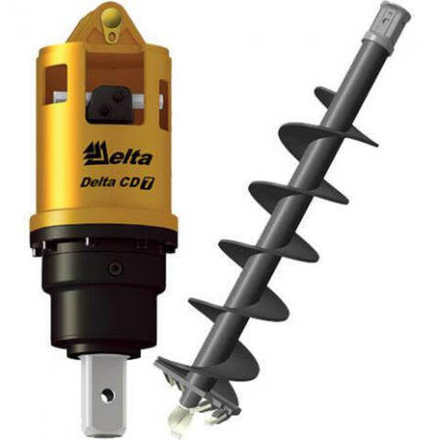 Гидробур Delta RD5 на мини-погрузчик