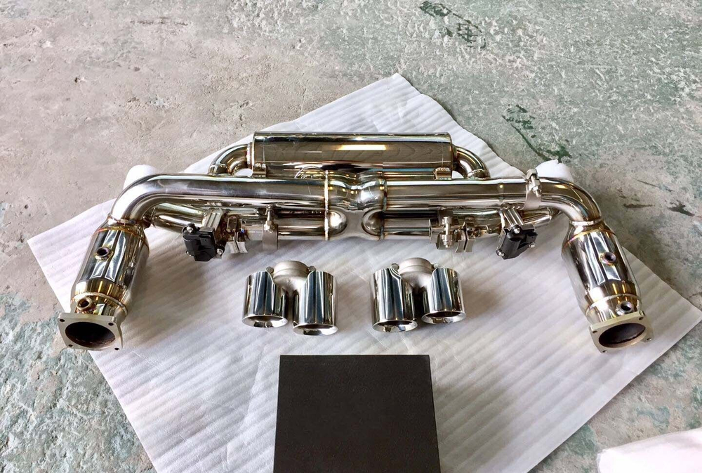 Спортивная выхлопная система с заслонками для Porsche 991.2 3.0T 2016-2017 Порше