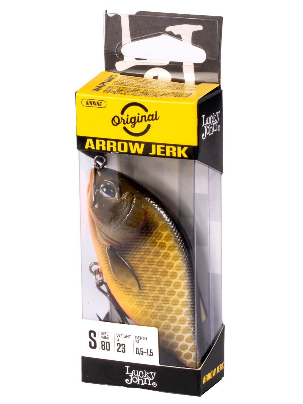 Воблер тонущий LJ ORIGINAL ARROW JERK 8 см, цвет 038