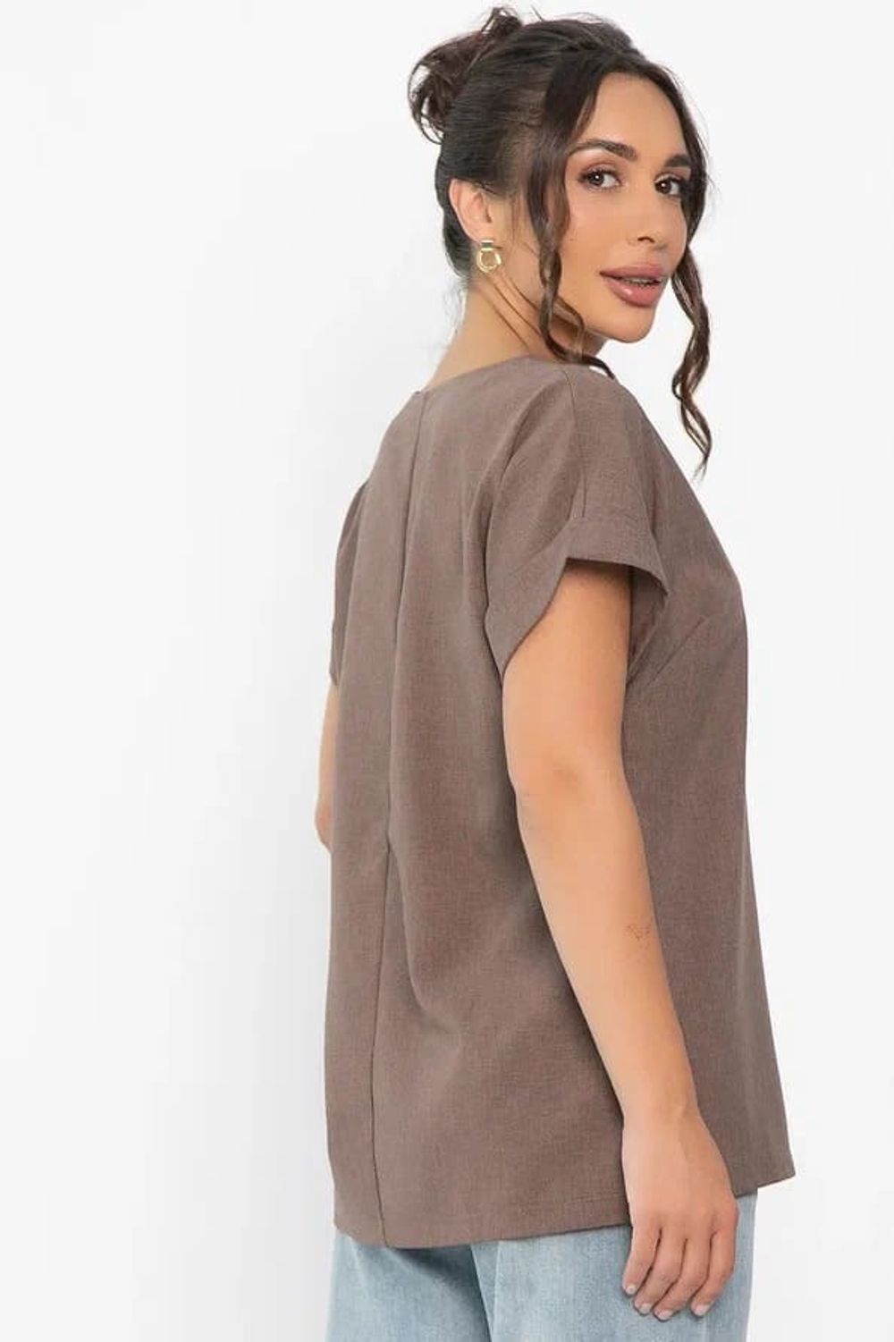 Блуза Фортуна (капучино) Б13909-19М LT Collection