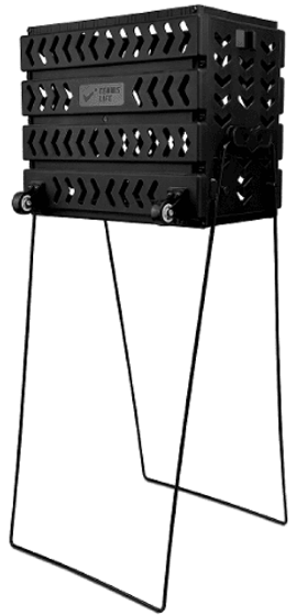 Корзина для мячей TL80 Black (на 80 мячей, с колесами), арт. TL80BLACK