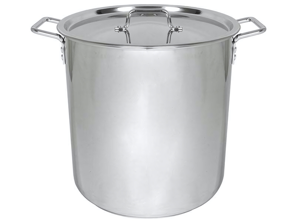 Котел 30л нерж Общепит высокий капсульное дно