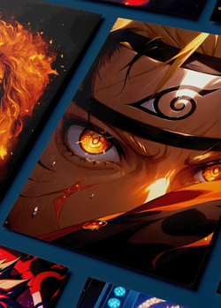 Картина на стену на металле от MetallSubArt "Наруто"