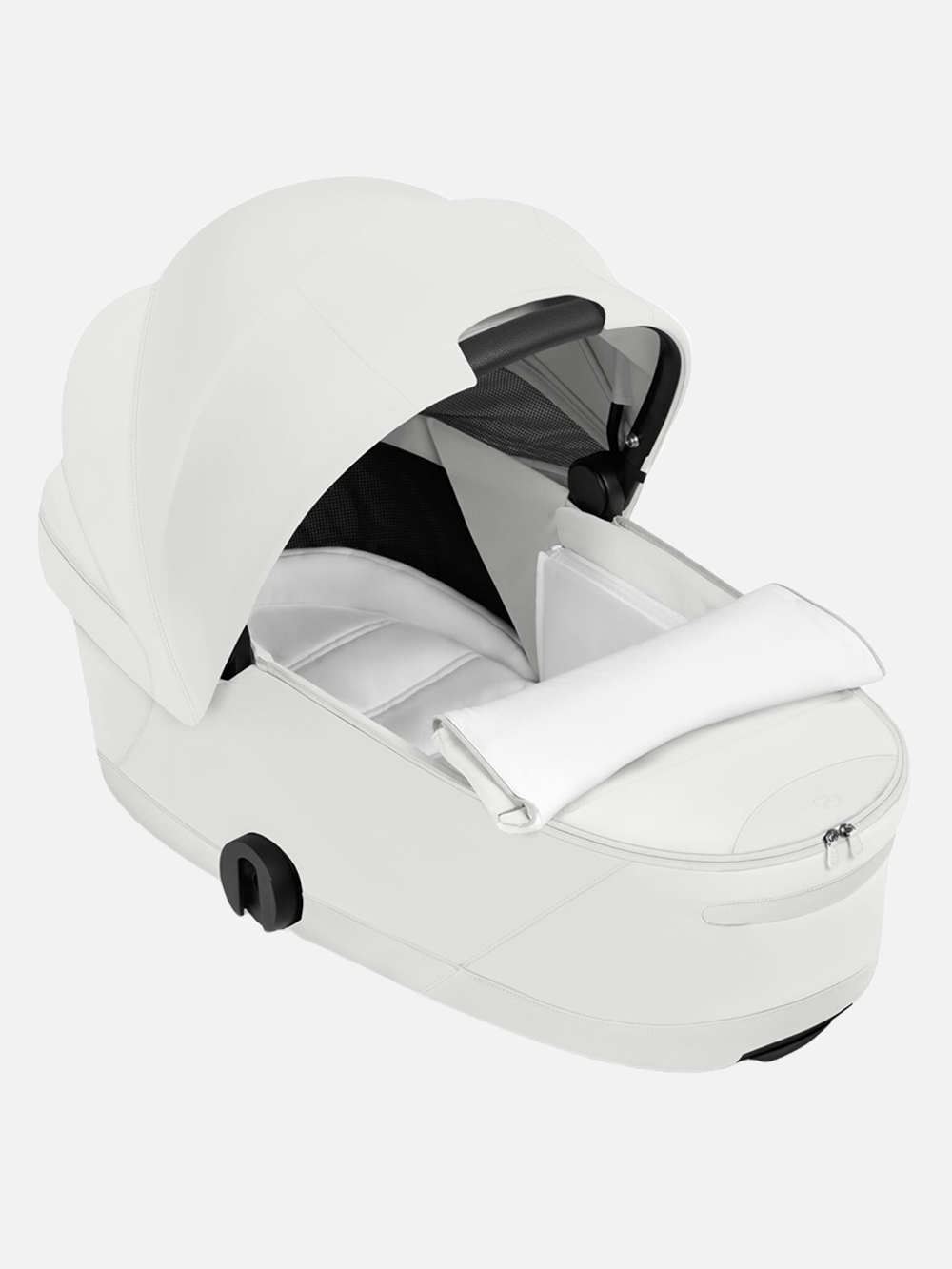 Cybex Priam 5 Style, в цвете Off White (шасси Matt Black) + автокресло Cybex Cloud T Plus