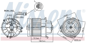 NISSENS - 87599-NIS - Interior Blower