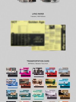 Альбом NCT - Golden Age 4th Album COLLECTING Version 20 Cover SET