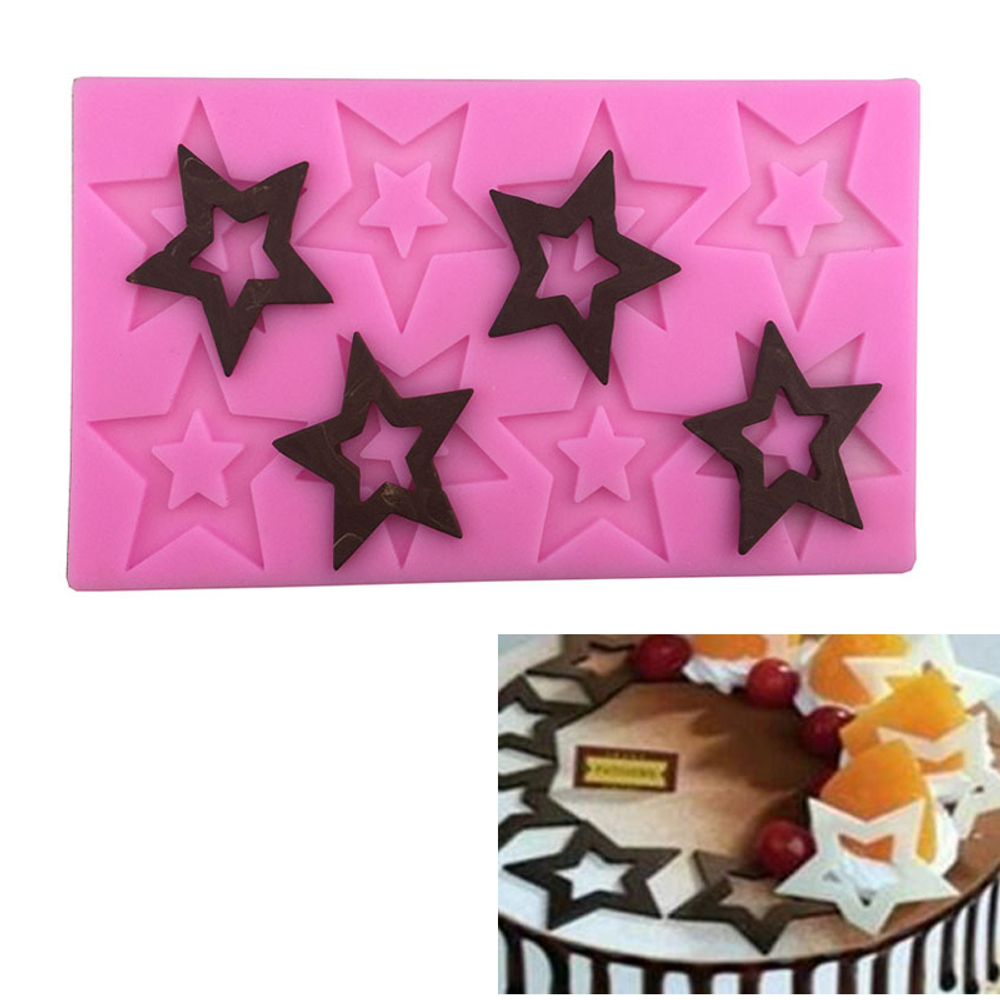 Силиконовая форма Звезда контур