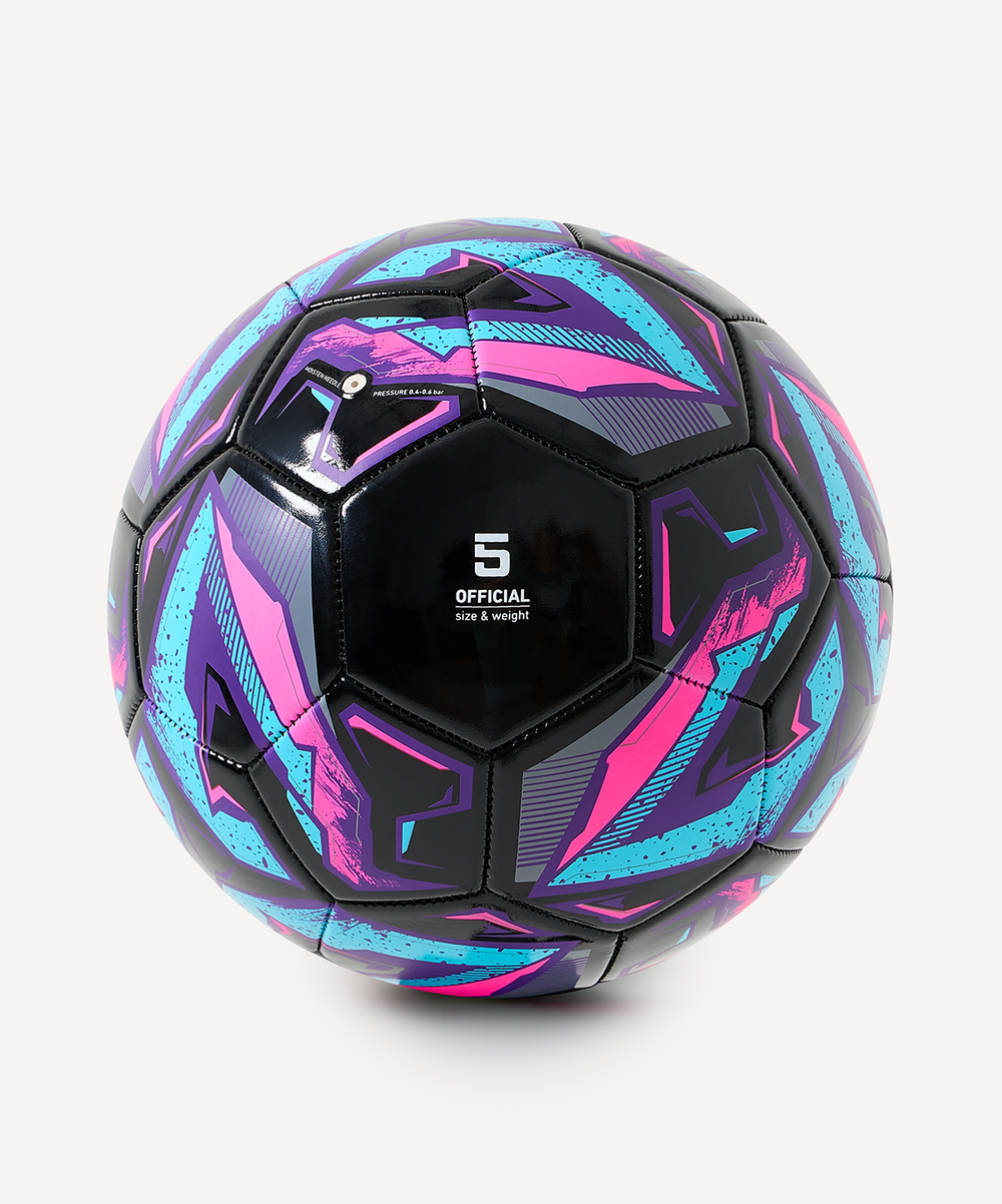 Мяч футбольный Intro №5, черный