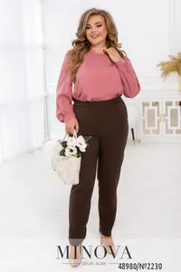 Брюки 2230-коричневый Minova