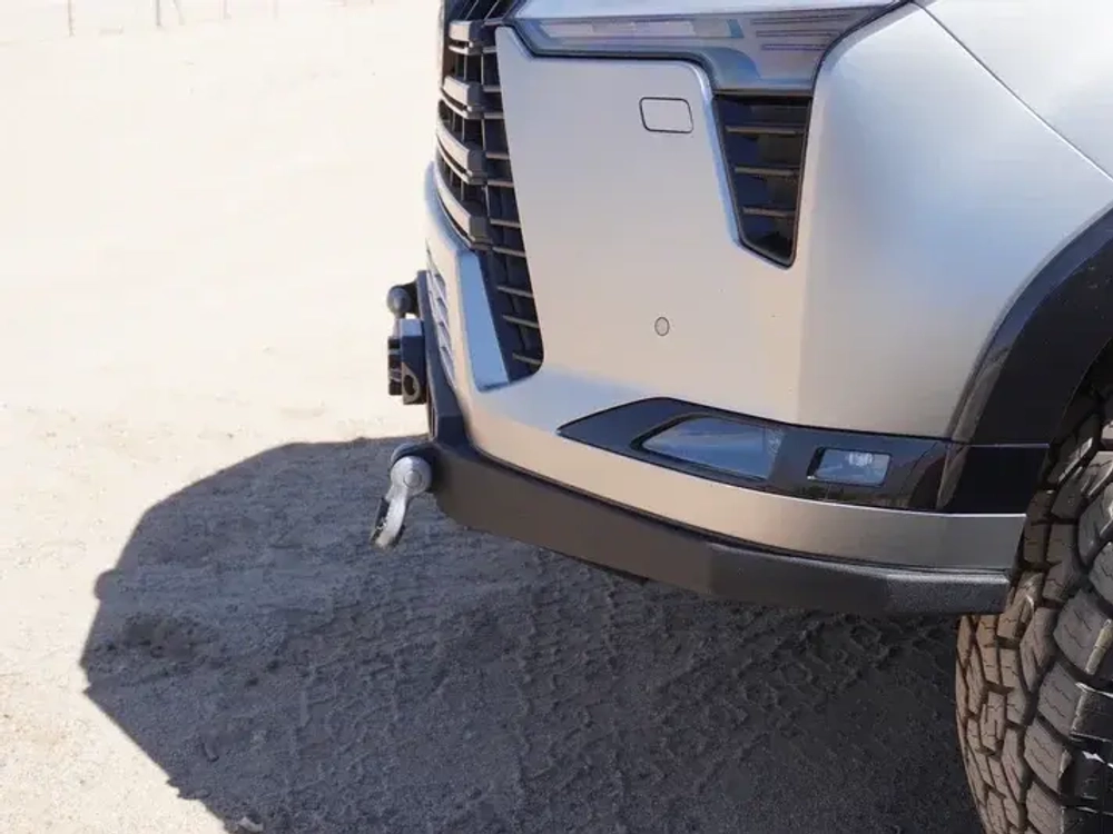 Силовой бампер передний с доп. светом и местом под лебедку для Lexus GX 550 GX550 2024+ Лексус защитный обвес