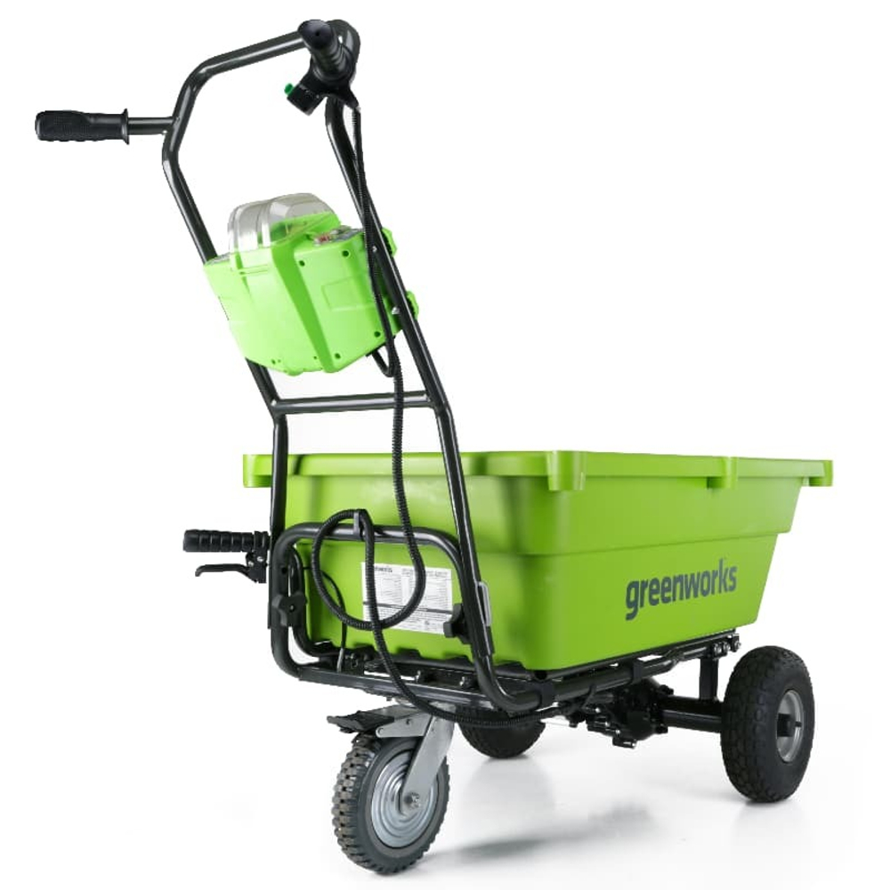 Садовая тележка самоходная Greenworks Арт. 7400007, 40V, 106 л