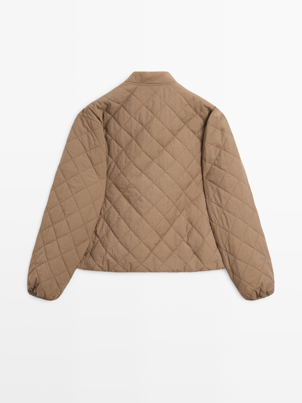 Massimo Dutti Куртка-бомбер, коричневый