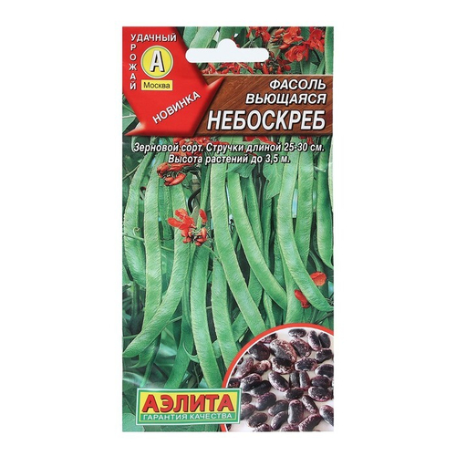 Фасоль вьющаяся "Небоскреб", 5 г