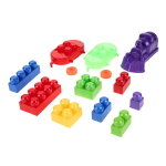 Пластмассовый игрушечный набор " Конструктор 200 деталей", пакет