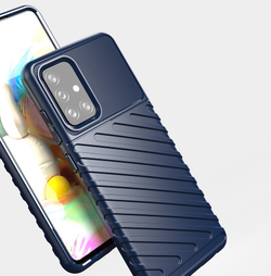 Темно-синий защитный чехол для Samsung Galaxy A72 с 2021 года, серия Onyx от Caseport