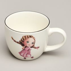 НАБОР ПОСУДЫ LEFARD КРАСИВАЯ ДЕВОЧКА, 3 ПР.: САЛАТНИК 470МЛ, ТАРЕЛКА 20СМ, КРУЖКА 220МЛ