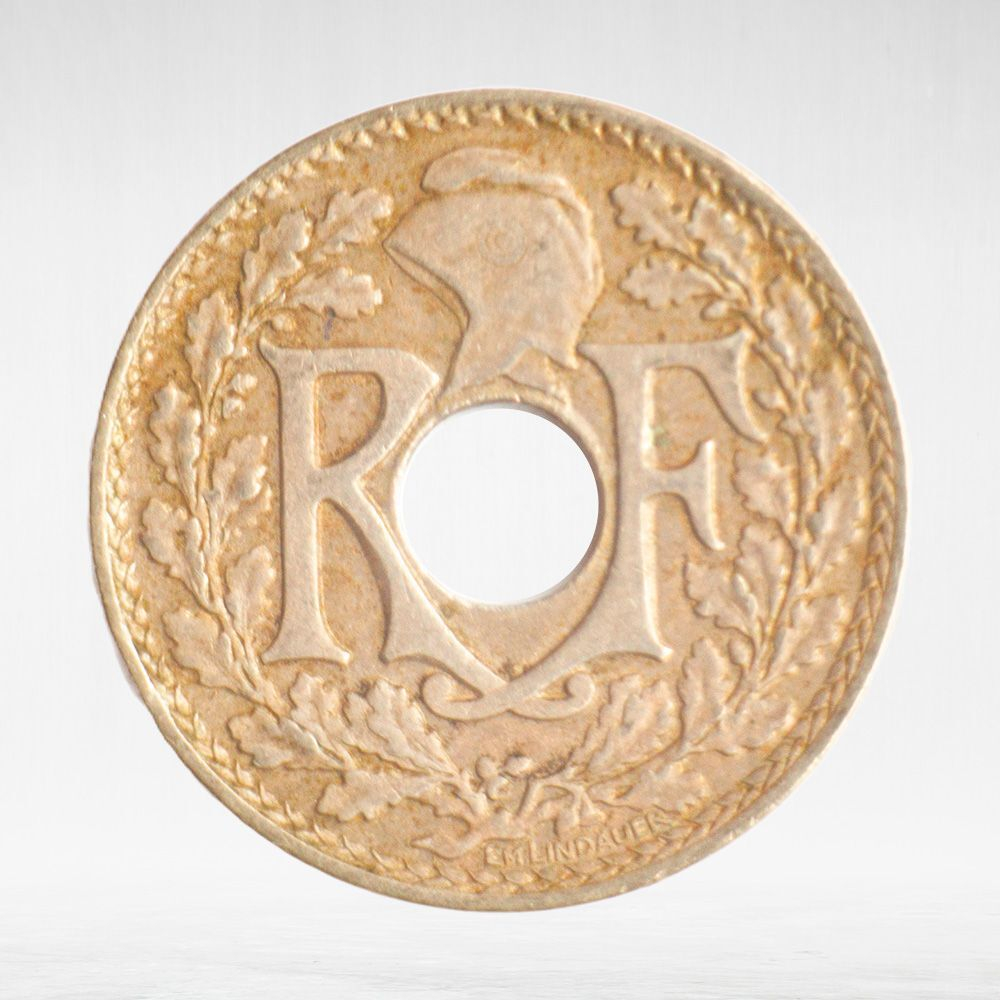 France, 10 Centimes 1919, VF