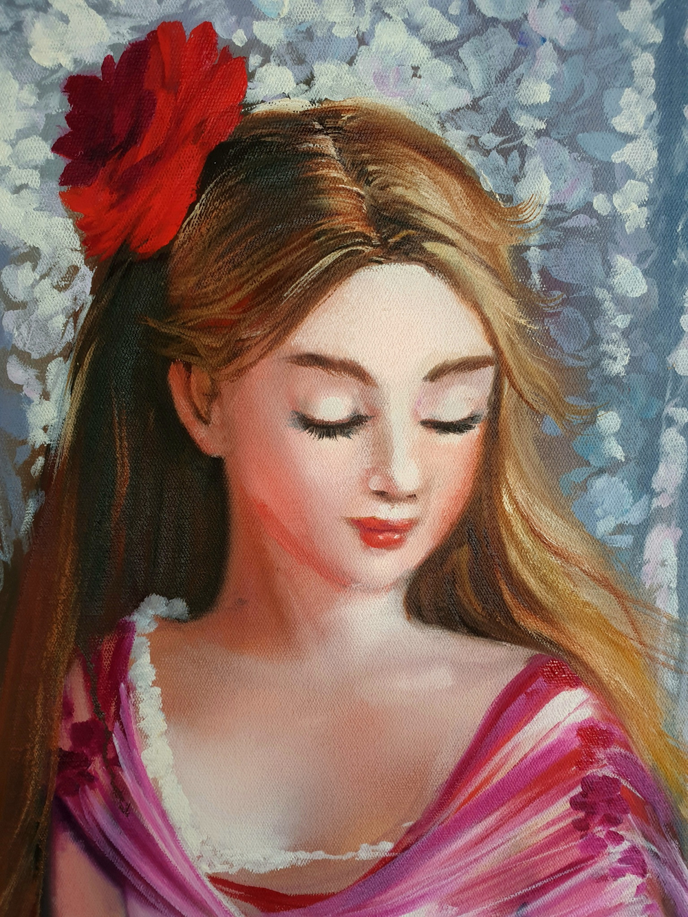 Романтическая девушка
