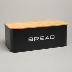 ХЛЕБНИЦА AGNESS BLACK, 33,5Х19Х12,5 СМ