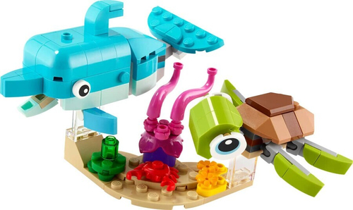 Конструктор LEGO Creator 3in1 31128 Дельфин и черепаха