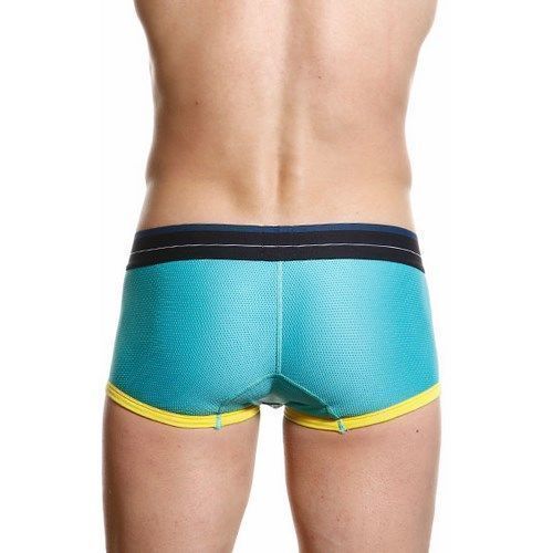 Мужские трусы хипсы зеленые в сетку TOOT Nylon Sport Hip Boxer