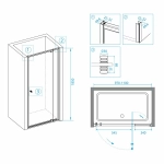 Душевая система RGW Shower Panels SP-6143-01 50140801-01 хром