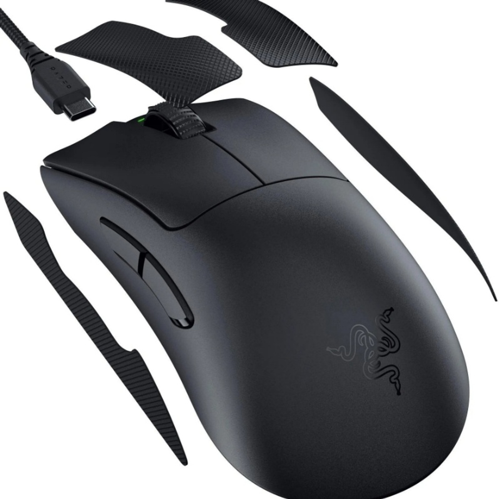 Мышь Razer DeathAdder V3 Pro, Black (2,4ГГц HyperSpeed Wireless)