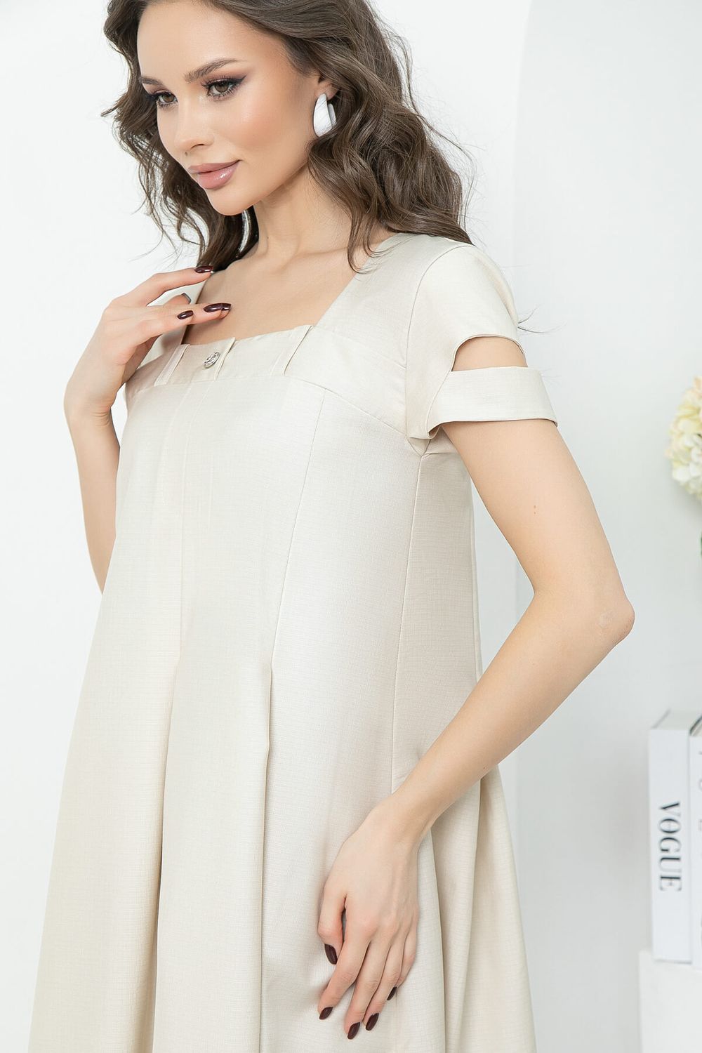 Платье "Итальянка" (слоновая кость) П5434 LT Collection