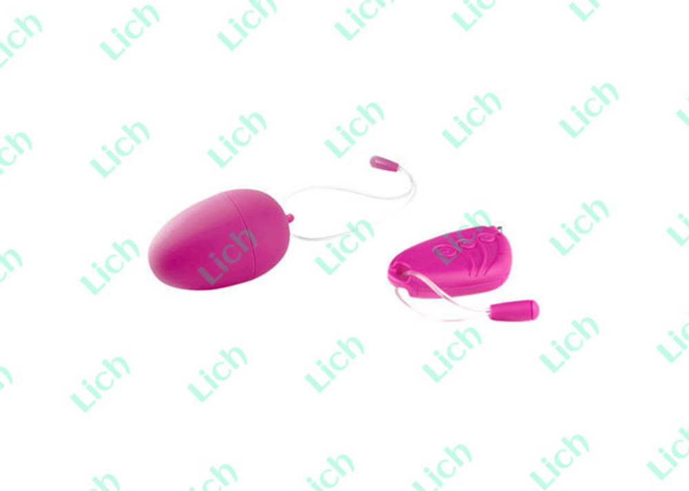 Розовое виброяйцо Dew Drop, 5.7 см