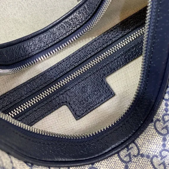 Мужская большая сумка через плечо Gucci Attache бежевый