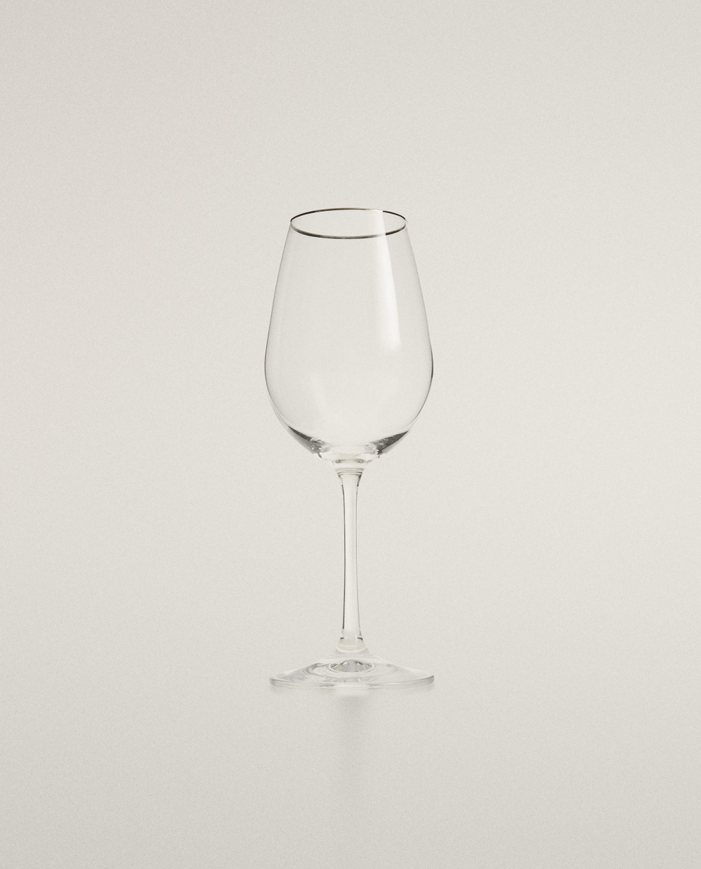 Zara Home рюмка из стекла, цвет серебристый, 22.3 см
