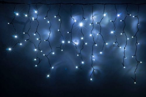 LED-RPL-200(50x4)-230V-W/BL-F  Flash без контр. черный провод